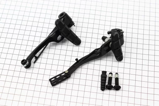 Гальмо V-brake 105мм (1 колесо), алюмінієве, чорне ALIVIO BR-T4000, FIX-404251