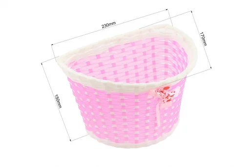 Корзина багажная передняя, детская 12/16", цветная, FIX-409354