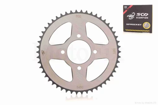 Звезда трансмиссии задняя 4-78/55, d58, D205 428-50T JD125 "SCORPION" , QT-003169