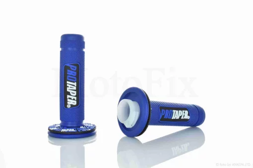 Грипси (ручки керма) універсальні #1 "PRO TAPER" (сині), QT-013055