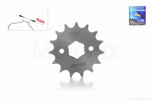 Зірка трансмісії передня CB/CG 428-15T, QT-021926