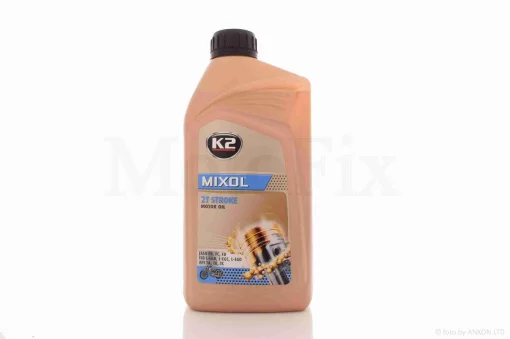 Масло моторное 2T, 1л, полусинтетика (STROKE MOTOR OIL MIXOL) "K2" ПОЛЬША, QT-039063
