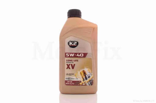 Масло моторное 4T, 1л, 5W40, синтетика (MOTOR OIL XV-C3) "K2" ПОЛЬША , QT-039065