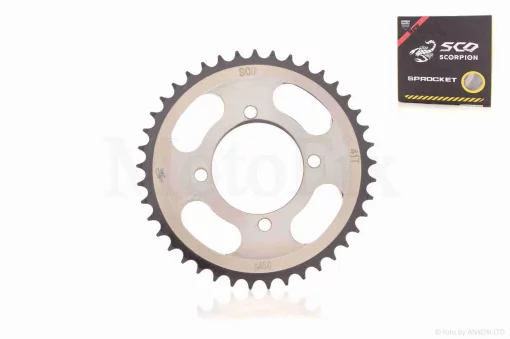 Зірка трансмісії задня 4-80/56, d64, D158 428-41T FXD125 опукла "SCORPION", QT-039284