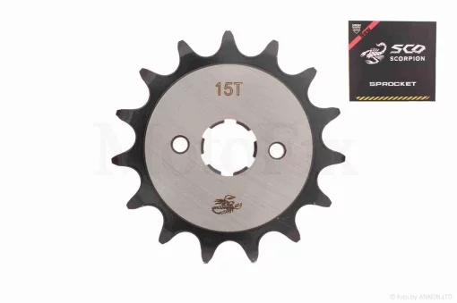 Звезда трансмиссии передняя Lifan 520-15T "SCORPION" , QT-039298