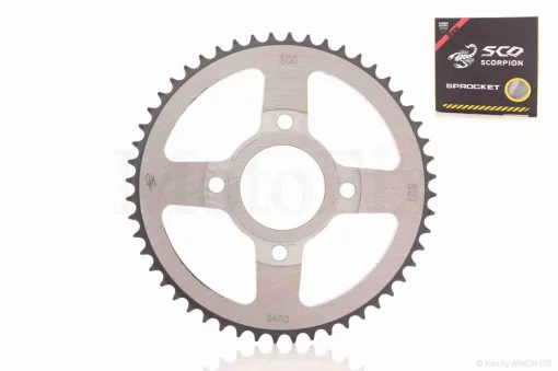 Зірка трансмісії задня 4-90/64 d58, D215 428-52T WY125 "SCORPION", QT-039314