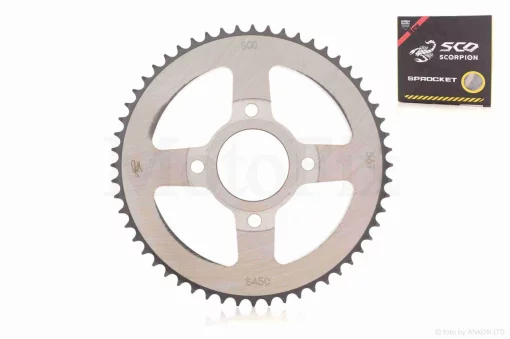 Звезда трансмиссии задняя 4-90/64 d58, D230 428-56T WY125 "SCORPION" , QT-039315