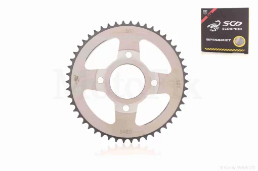 Зірка трансмісії задня 4-90/64 d58, D205 428-50T WY125 "SCORPION", QT-039320