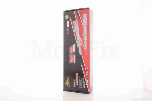 Амортизаторы передние (перья) DIO ZX диск, гидравлика, шток d27 "LIPAI" (красные), QT-005160