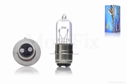 Лампа фары P15D-25-1 12V35/35W 1 ус, белая "LIPAI", QT-021765