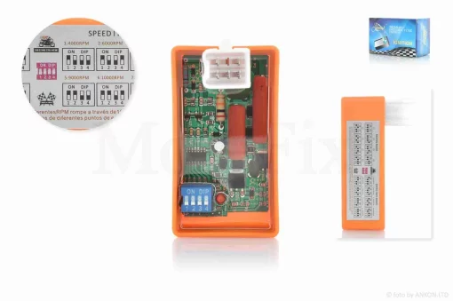 Комутатор (тюнінг) Delta/Alpha, DIO 5pin регулювання випередження "LIPAI" (помаранчевий), QT-035632