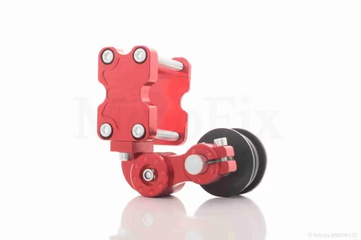 Натяжитель цепи трансмиссии (успокоитель) универсальный, роликовый "LIPAI" красный, QT-036310