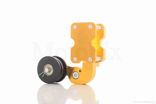 Натяжитель цепи трансмиссии (успокоитель) универсальный, роликовый "LIPAI" золото, QT-036311