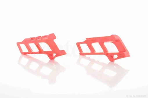 Заспокоювач ланцюга трансмісії HONDA CRF250F/CRF450R (слайдер+пастка) червоний, QT-036314