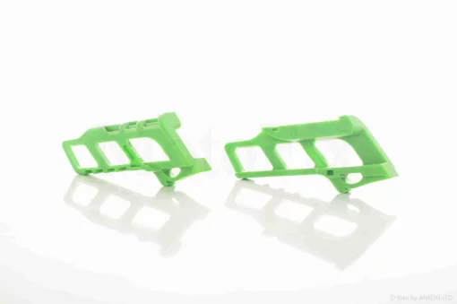 Заспокоювач ланцюга трансмісії KAWASAKI KX250F (слайдер+пастка) зелений, QT-036315