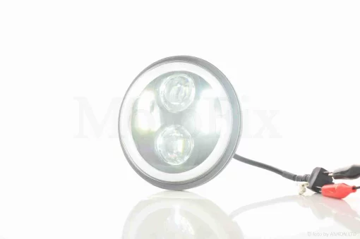 Фара мото діодна, кругла, D144, H4 #C23-BK-22Z1_, QT-038015