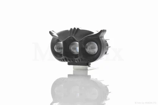 Фара додаткова діодна, пугач, 99*63, 12-36V, IP67, мультирежим +кнопка #2176, QT-038305