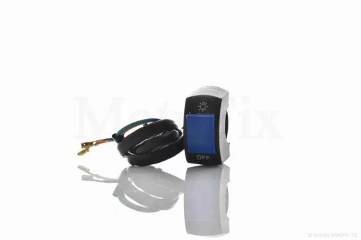 Фара додаткова діодна, пугач, 99*63, 12-36V, IP67, мультирежим +кнопка #2176, QT-038305