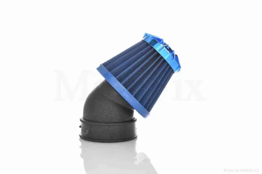 Фільтр повітряний (нульовик) d28/35/42/48/50 косий, відкритий #2199 (синій), QT-038527