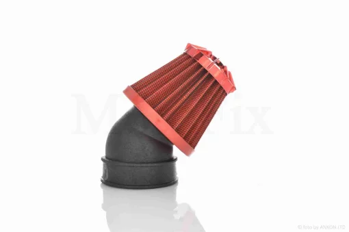 Фільтр повітряний (нульовик) d28/35/42/48/50 косий, відкритий #2199 (червоний), QT-038530