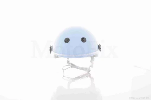 Шлем каска детский "STOCK" (#2, голубой, матовый, визор прозрачный), QT-038626