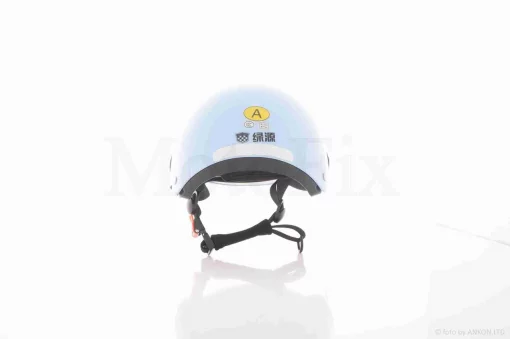 Шлем каска детский "STOCK" (#2, голубой, матовый, визор прозрачный), QT-038626