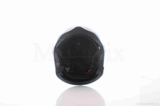 Шлем каска детский "STOCK" (#2, голубой, матовый, визор прозрачный), QT-038626