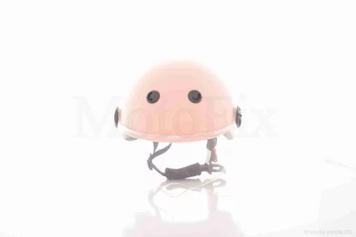 Шлем каска детский "STOCK" (#1, розовый, матовый, визор прозрачный), QT-038627