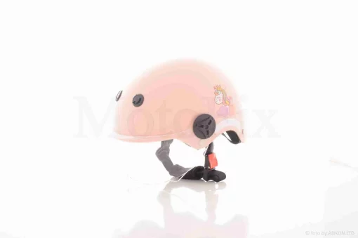 Шлем каска детский "STOCK" (#1, розовый, матовый, визор прозрачный), QT-038627