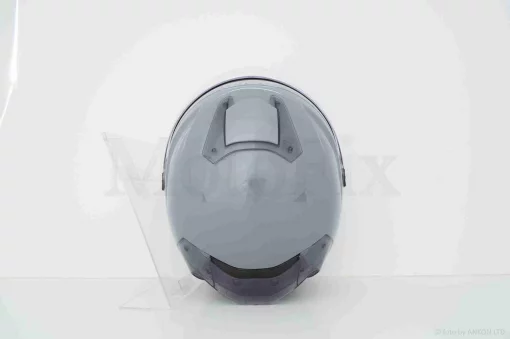 Шолом відкритий "DAVID" (#D020, сірий, L, окуляри, ABS, прозорий спойлер), QT-038678