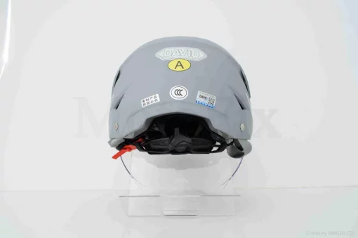 Шлем открытый "DAVID" (#D317, серый матовый, S-M-L, ABS), QT-038683