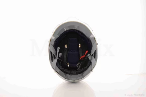 Шлем открытый "DAVID" (#D317, серебристый, S-M-L, ABS), QT-038684