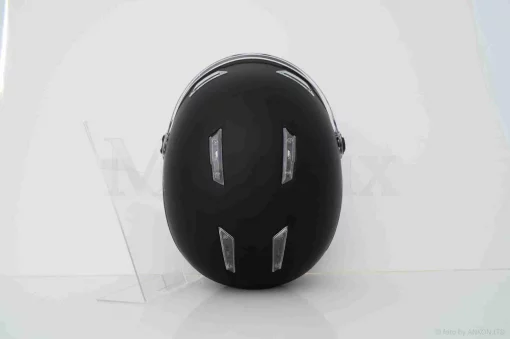 Шлем открытый "DAVID" (#D317, черный матовый, S-M-L, ABS), QT-038686