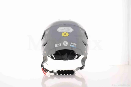 Шлем открытый "DAVID" (#D317, серый, S-M-L, ABS), QT-038687