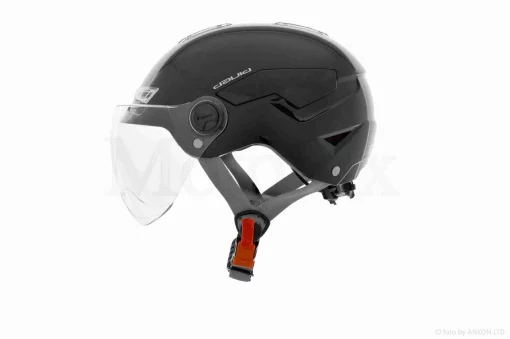 Шлем каска "DAVID" (#D316, черный матовый, S-M, ABS), QT-038689