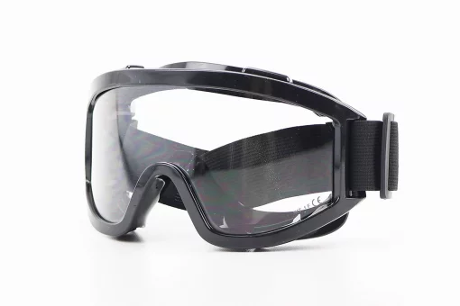 Очки кроссовые/эндуро/АТV, черные (прозрачное стекло), YT-73832, FIX-210958