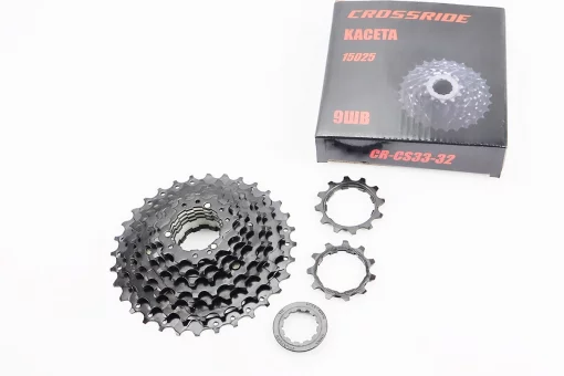 Касета 9зв. 11.12.14.16.18.22.24.28.32Т, чорна CR-CS33, FIX-210993