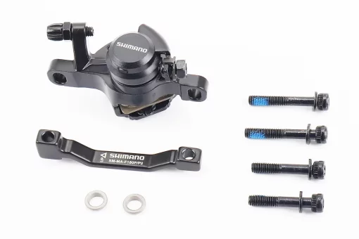 Гальмівний супорт передній (F160/R140мм), чорний BR-TX805F, FIX-210994