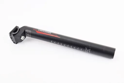 Труба сидіння MTB 31,8х300мм, алюмінієва, чорна CROSSRIDE, FIX-211016