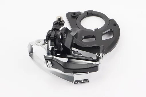 Перекидка цепи передняя с универсальной тягой, крепл. под каретку, под звезду 42Т, ALIVIO FD-M410E, FIX-211045