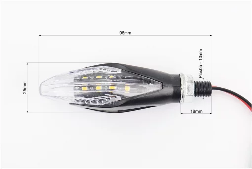 Поворот диодный + габарит ZXD-02, 2шт, FIX-210978