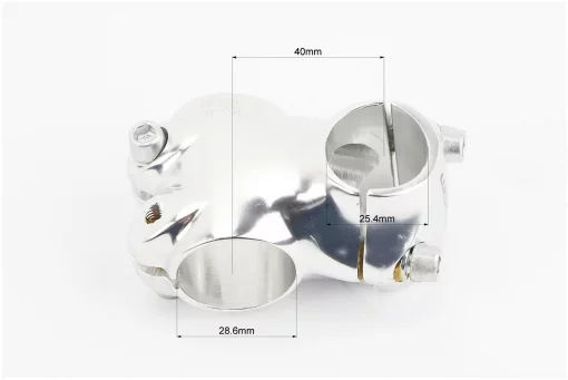 Вынос руля MTB 28,6x25,4х40мм, алюминиевый, серебристый TDS-D120A-8, FIX-210989