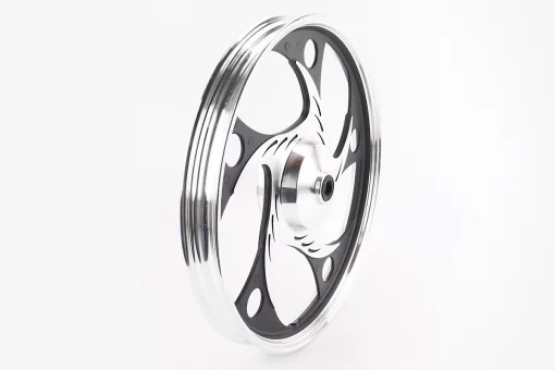 Диск передний литой 1,4-17" ALPHA "волна" тип.2, черный (ось 10мм), FIX-318851