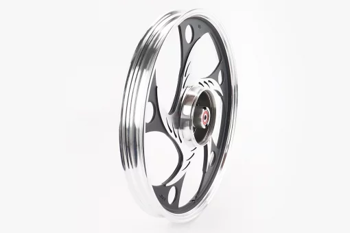 Диск передний литой 1,4-17" ALPHA "волна" тип.2, черный (ось 10мм), FIX-318851