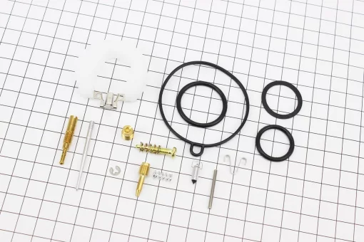 Ремонтный к-кт карбюратора 70cc, 15 деталей+поплавок, FIX-318684