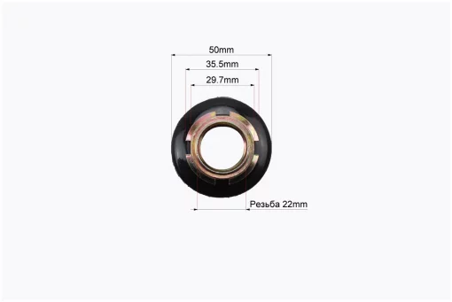 Гайка зажимная траверсы руля, Тип 1, FIX-318017