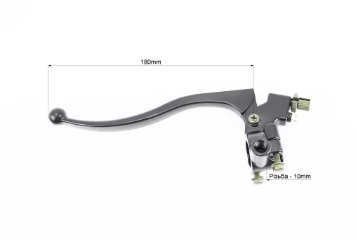 Loncin LX250GY-3 Важіль керма лівий з кріпленням під дзеркало (М10), FIX-998340