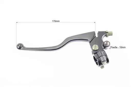 Loncin LX250-15 Важіль керма лівий з кріпленням під дзеркало (М10), FIX-998342