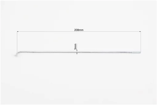 Loncin LX200GY-3 Спиця переднього колеса 19" L=208мм, D=3мм, к-кт 36шт, FIX-998344