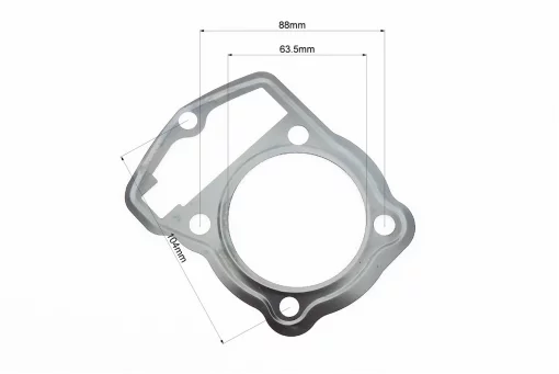 Loncin JL200-68A Прокладка головки цилиндра CB-200cc 63,5мм (металл), FIX-998487
